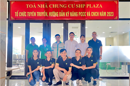 ORGANIZING PROPAGANDA AND INSTRUCTIONS ON FIRE PREVENTION AND RESCUE SKILLS FOR SHP PLAZA BUILDING IN 2023